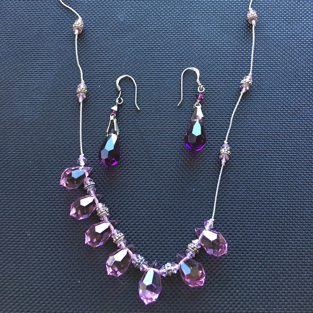 Handmade Crystal Amethyst Necklace